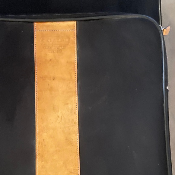 Coach Wheeled Carry-On in Black Canvas with Signature Logo Interior - Picture 17 of 17